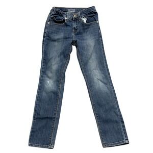 Denizen From Levi's Girls' Dark Wash Denim Jeans Adjustable‎ Waist Slim Fit